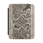 Viking Knotwork Kindle Case — Norse Runes Leather Sleeve