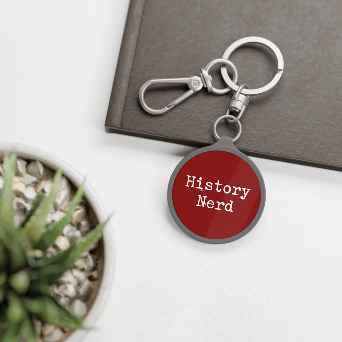 History Nerd Keyring