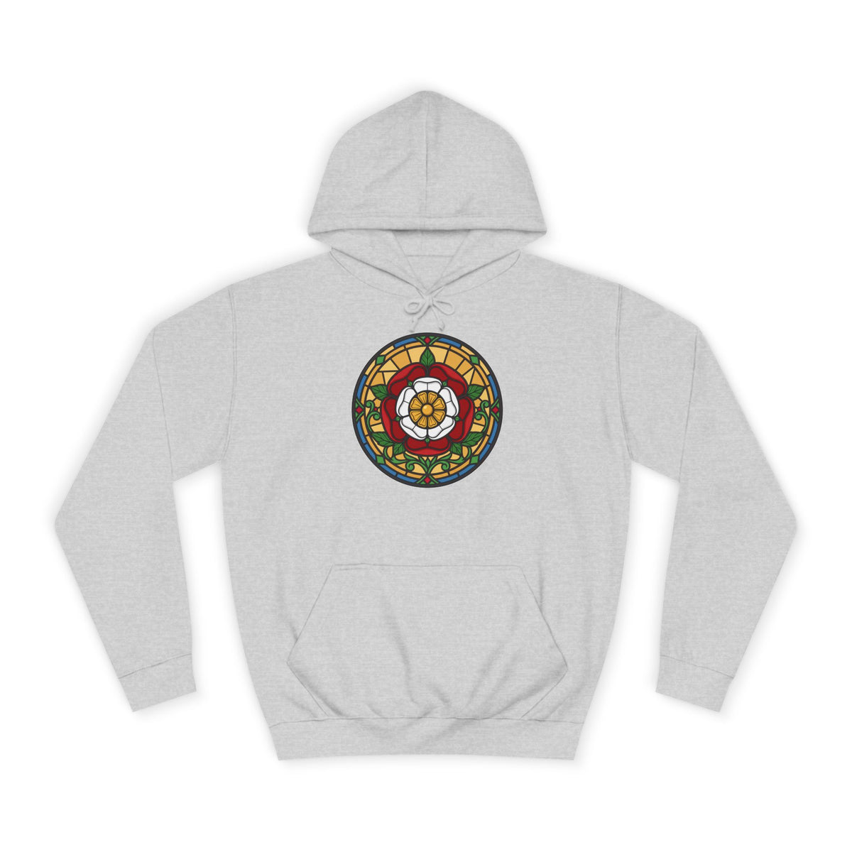 Stained Glass Tudor Rose Hoodie