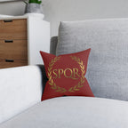 SPQR Laurel Wreath Cushion