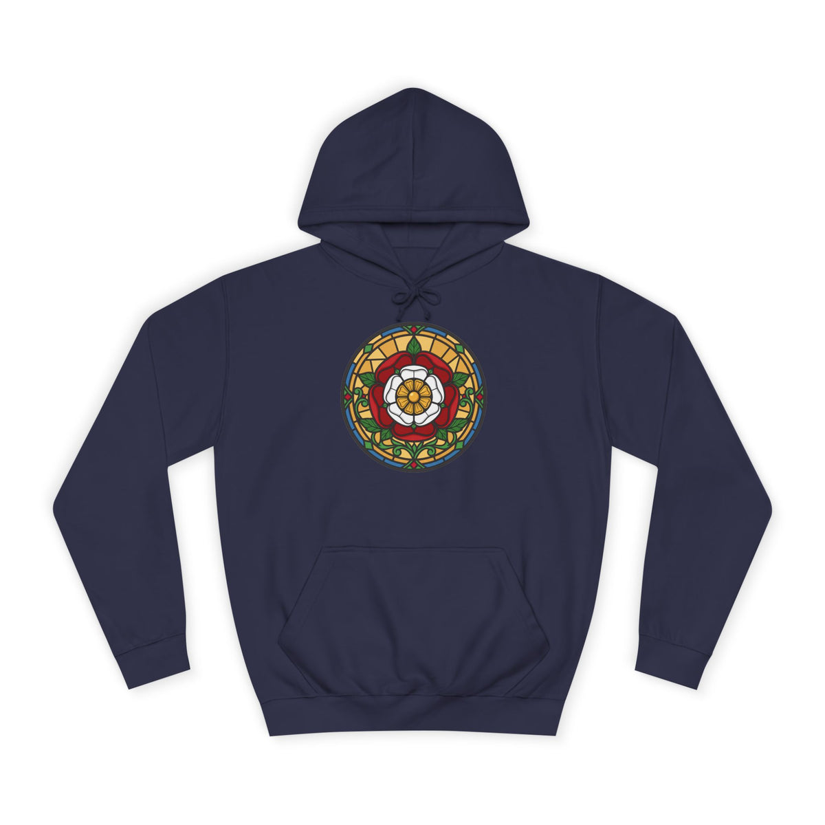 Stained Glass Tudor Rose Hoodie