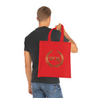 SPQR Laurel Wreath Cotton Tote Bag