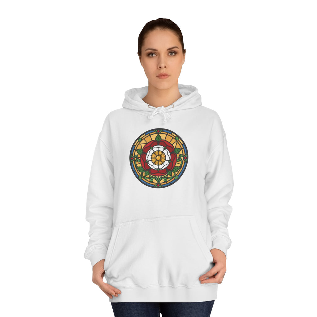 Stained Glass Tudor Rose Hoodie