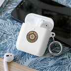 Stained Glass Rose Mandala AirPods Case