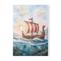 Viking Longship A5 Softcover Notebook