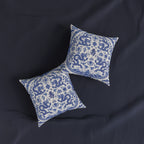 Blue & White Chinese Dragon Cushion