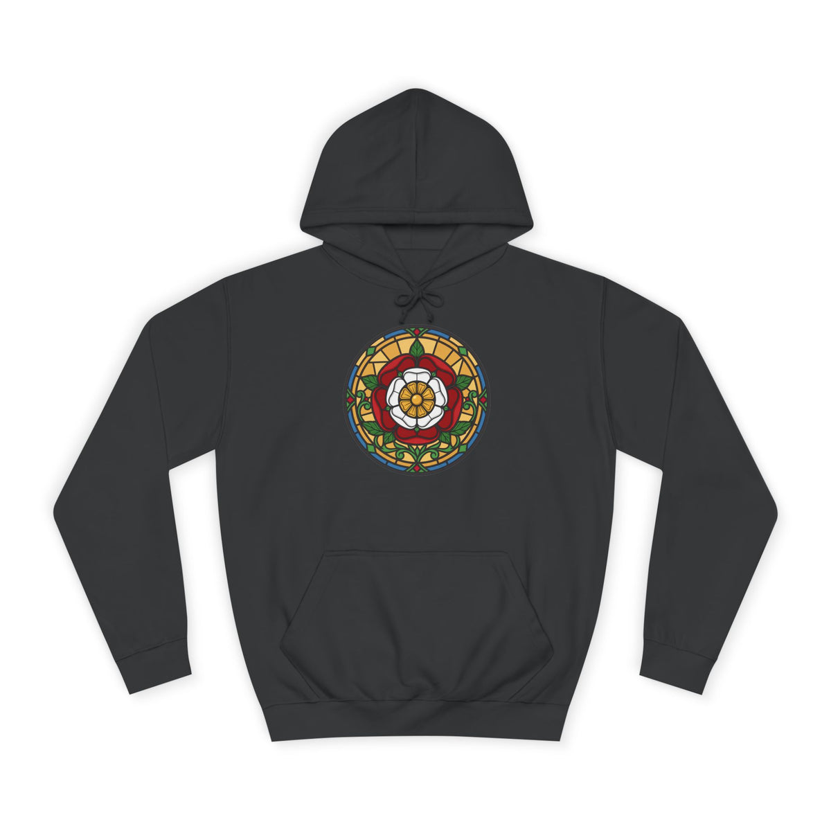 Stained Glass Tudor Rose Hoodie