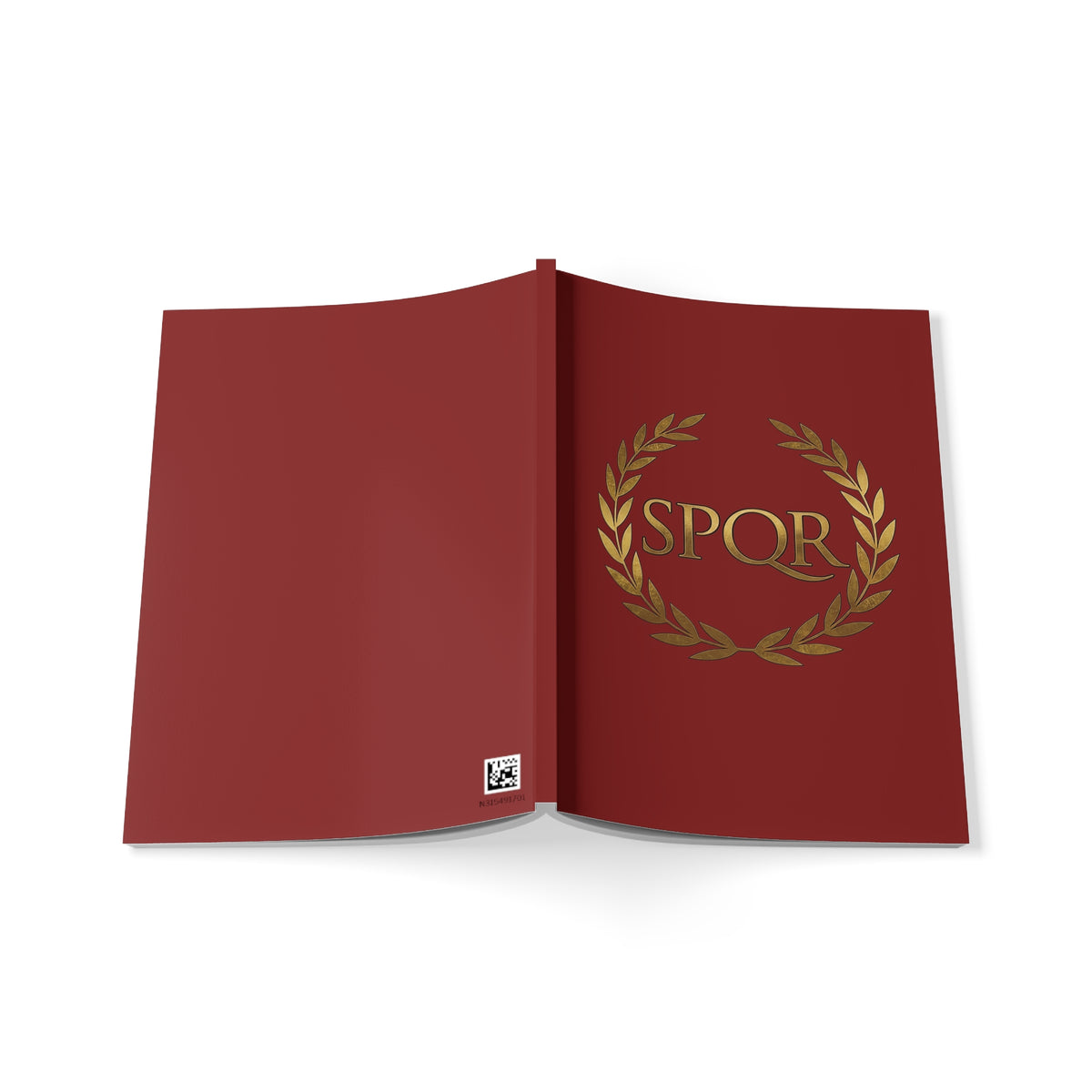 SPQR Laurel Wreath A5 Softcover Notebook