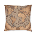 Vintage World Map Cushion