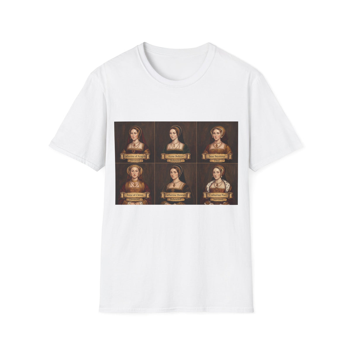 The Six Wives Portrait T-Shirt