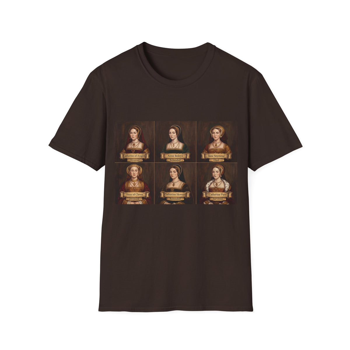 The Six Wives Portrait T-Shirt