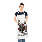 Apron — "An Army Marches on Its Stomach" Roman Soldiers Cooking Graphic