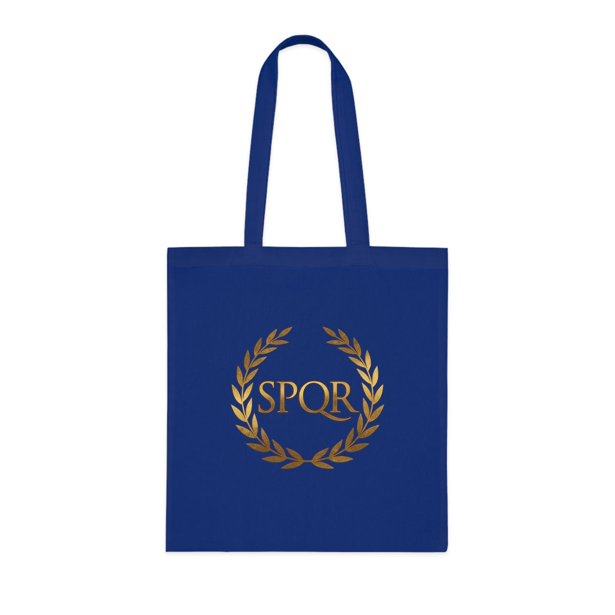 SPQR Laurel Wreath Cotton Tote Bag