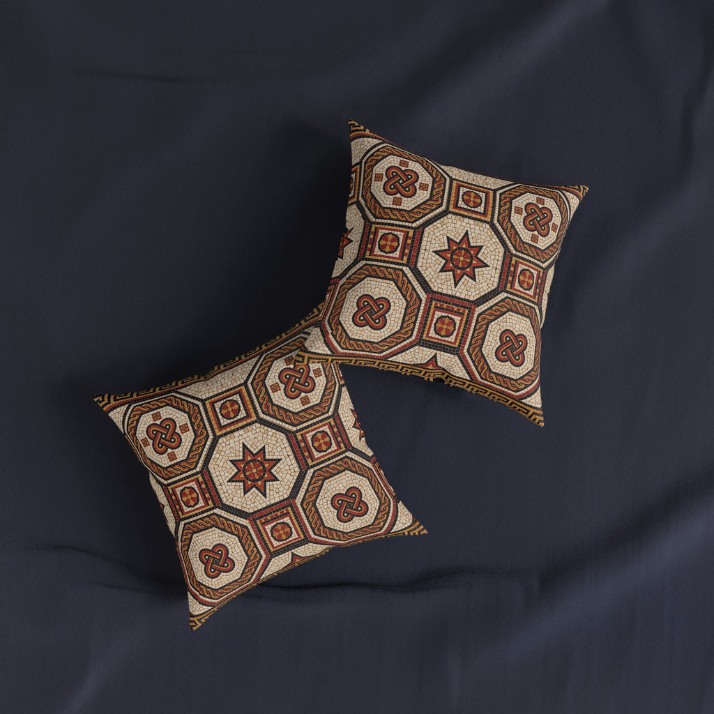 Roman Knot Mosaic Cushion