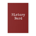 History Nerd A5 Softcover Notebook
