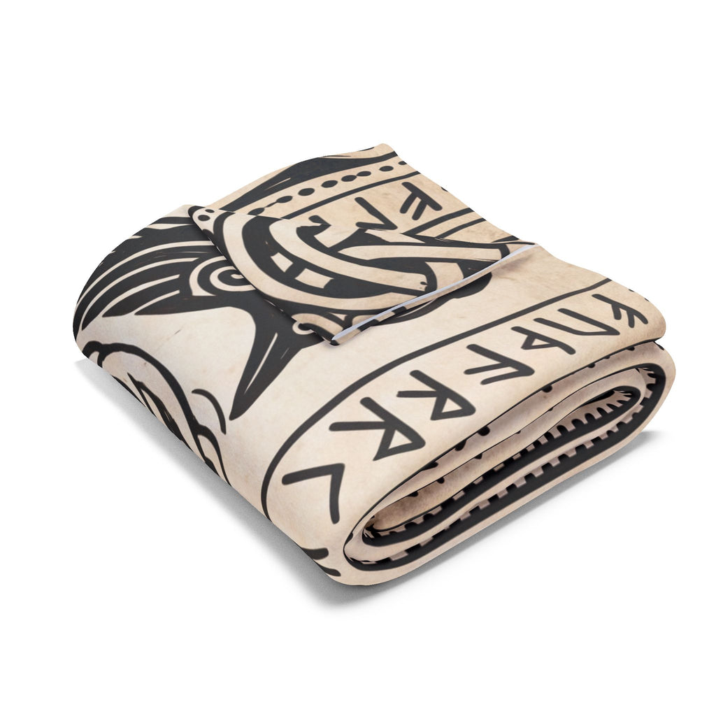 Norse Knotwork Fleece Throw