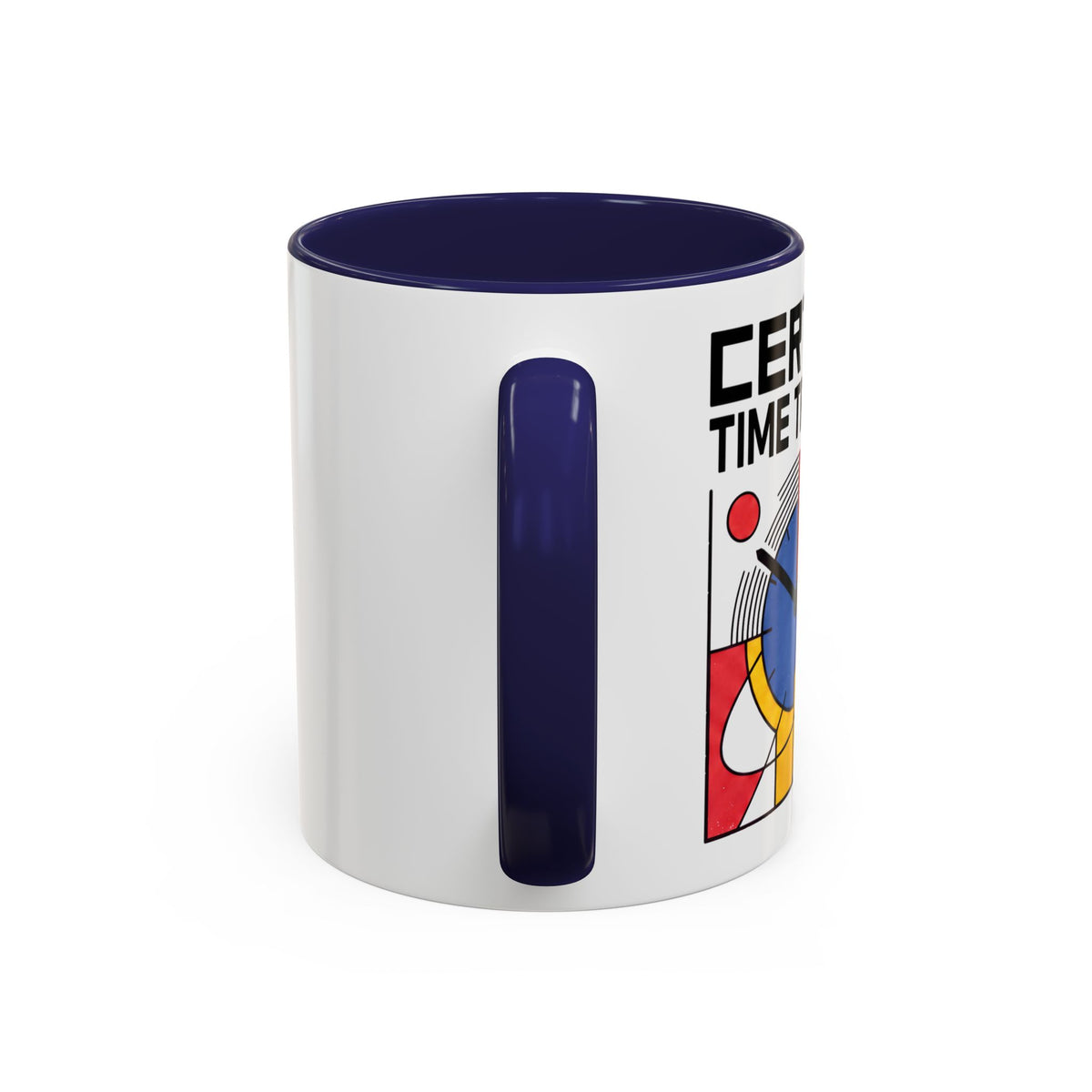 Certified Time Traveller Mug – Geometric