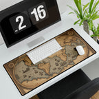 Vintage World Map Desk Mat