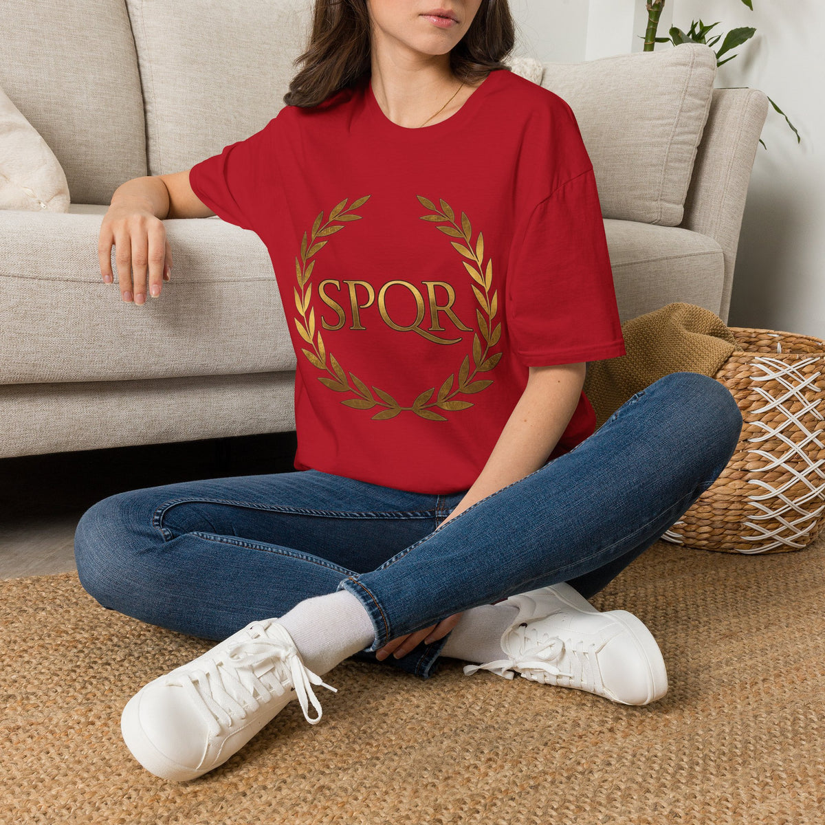 SPQR Laurel Wreath T-Shirt