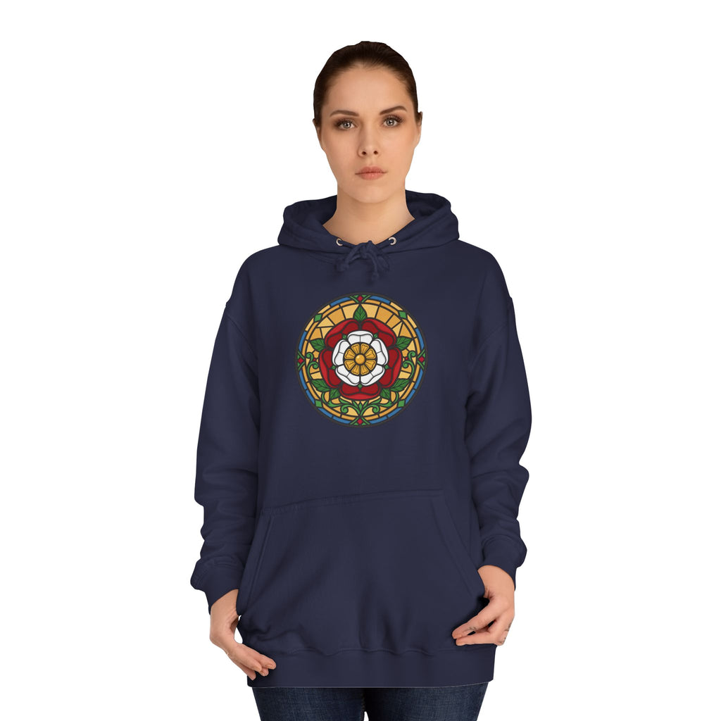 Stained Glass Tudor Rose Hoodie