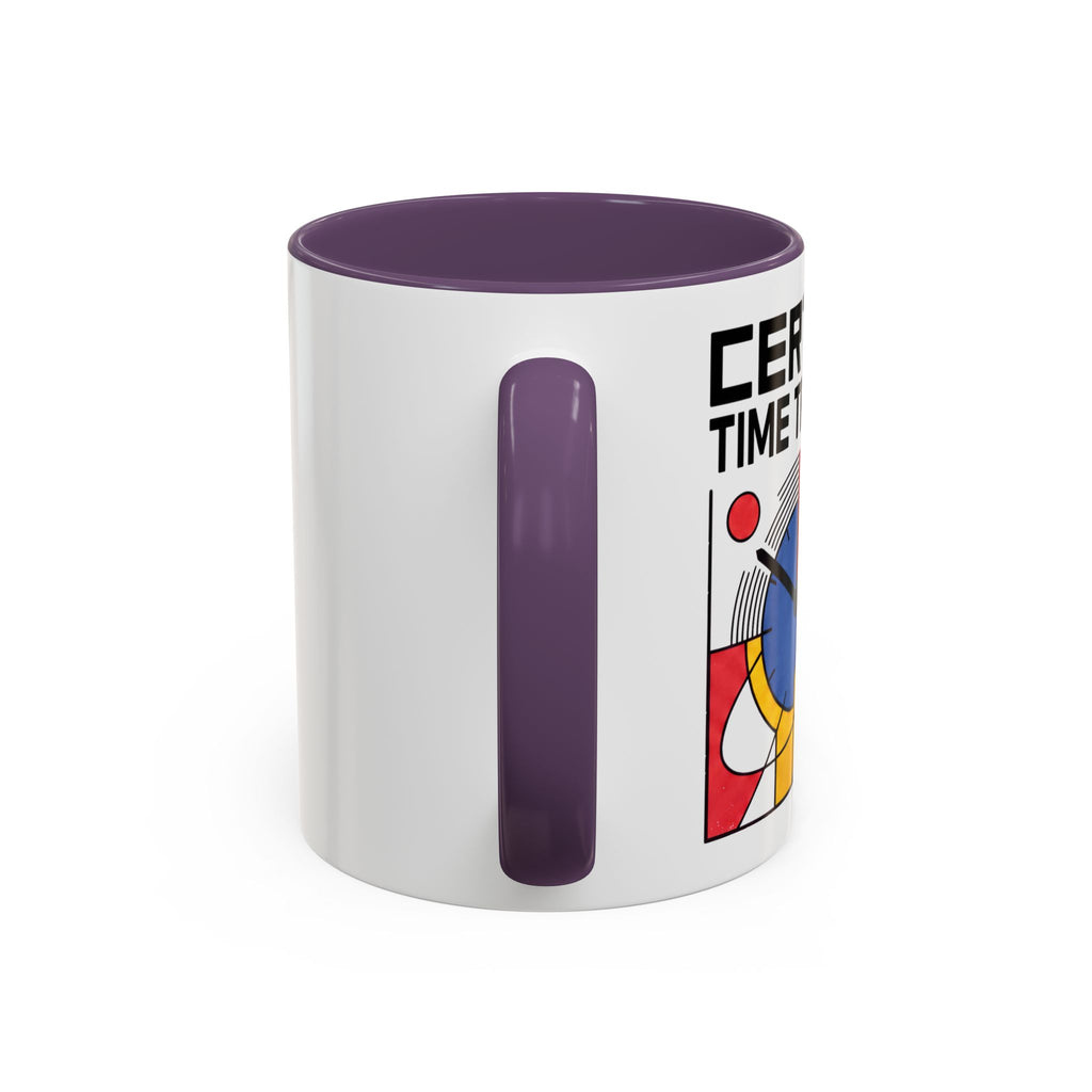 Certified Time Traveller Mug – Geometric