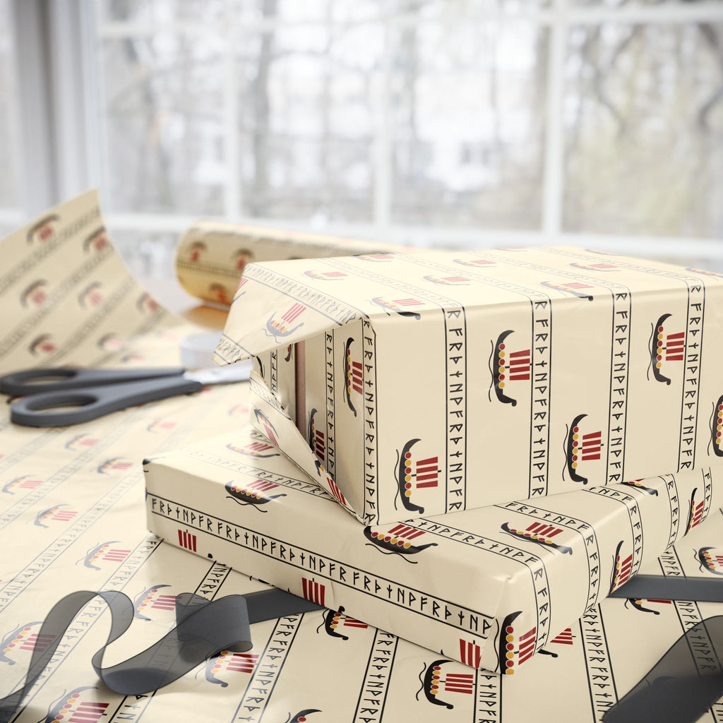 Wrapping Paper — Viking Boats Gift Wrap