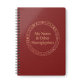 My Notes & Other Hieroglyphics A5 Wirobound Notebook