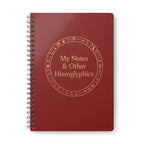 My Notes & Other Hieroglyphics A5 Wirobound Notebook
