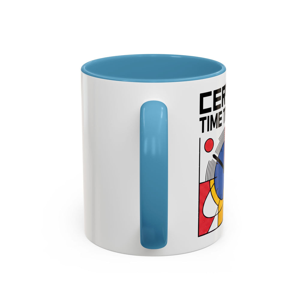 Certified Time Traveller Mug – Geometric