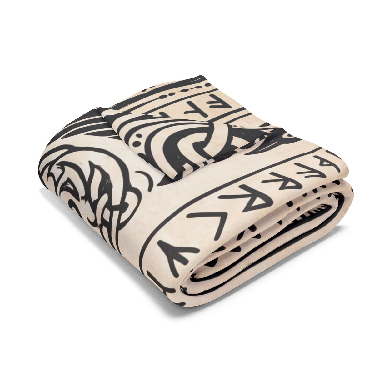 Norse Knotwork Fleece Throw