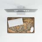 Vintage World Map Desk Mat