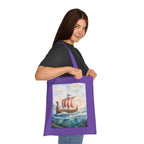 Viking Longship Cotton Tote Bag