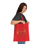 SPQR Laurel Wreath Cotton Tote Bag