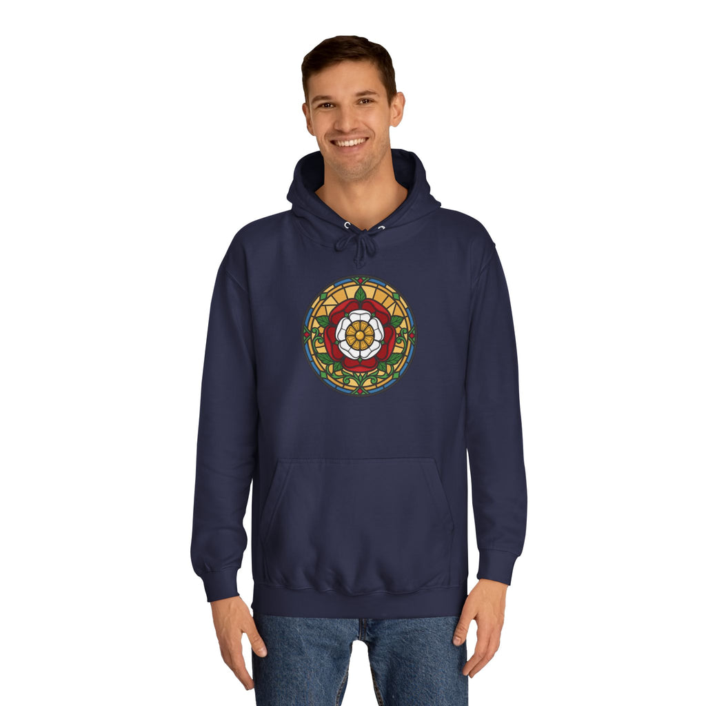 Stained Glass Tudor Rose Hoodie