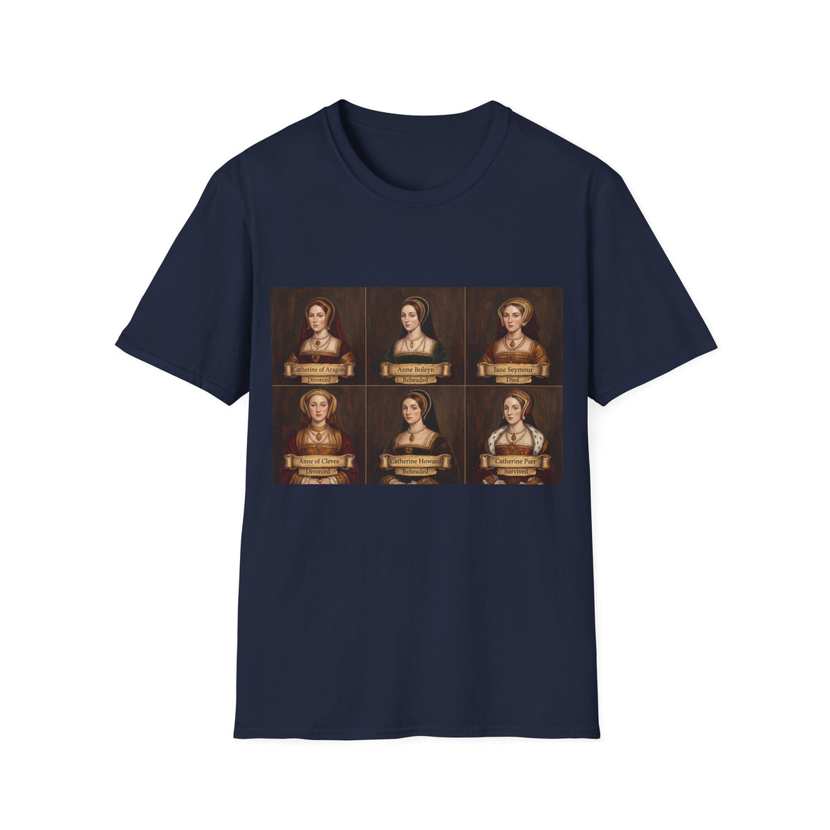 The Six Wives Portrait T-Shirt
