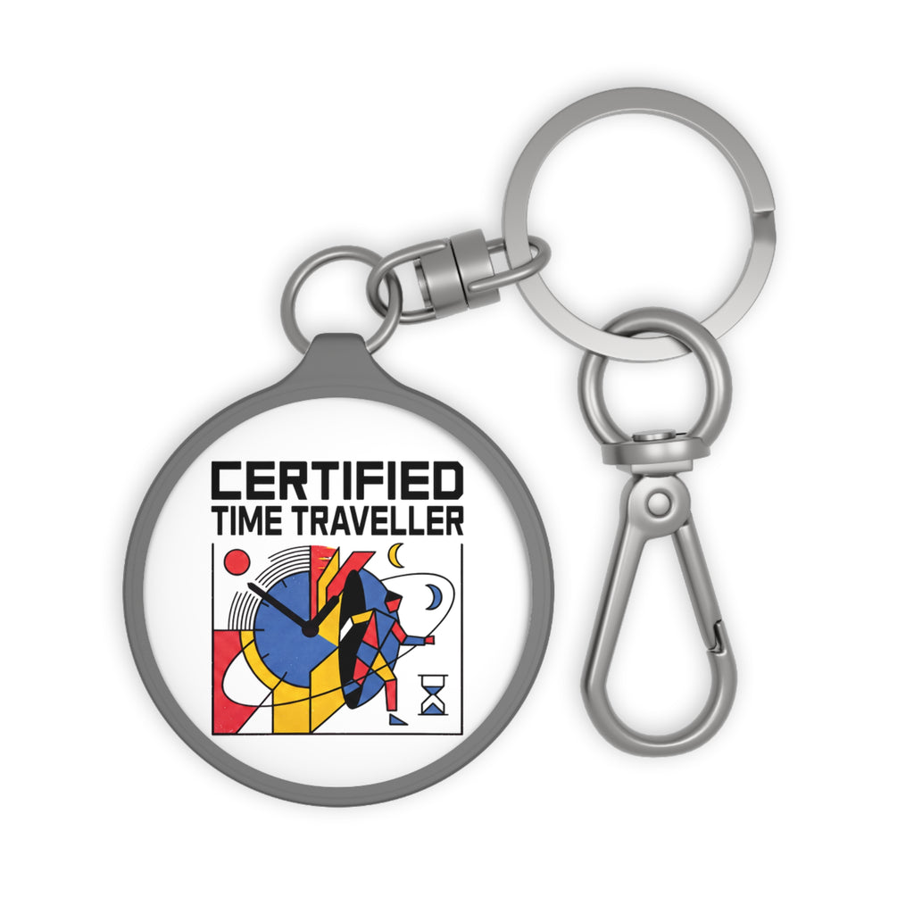 Certified Time Traveller Keyring
