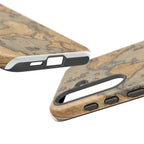 Vintage World Map Tough Phone Case — Antique Explorer iPhone Cover