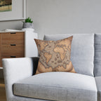 Vintage World Map Cushion
