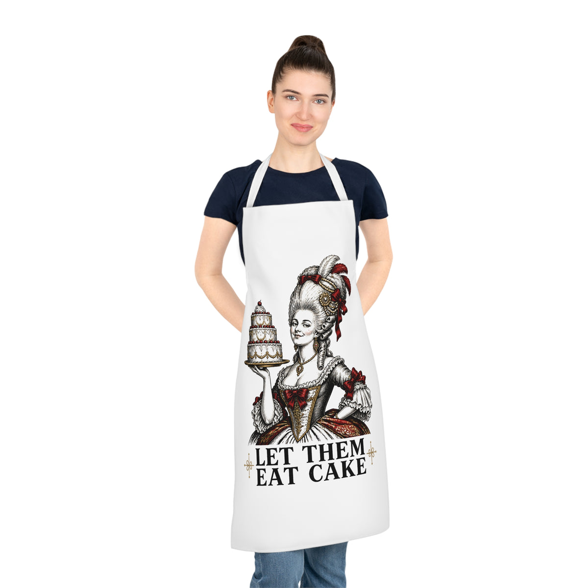 Let Them Eat Cake Apron — Vintage Marie Antoinette Baking Apron