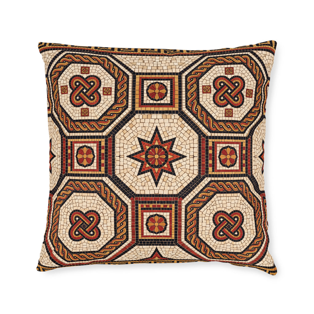 Roman Knot Mosaic Cushion