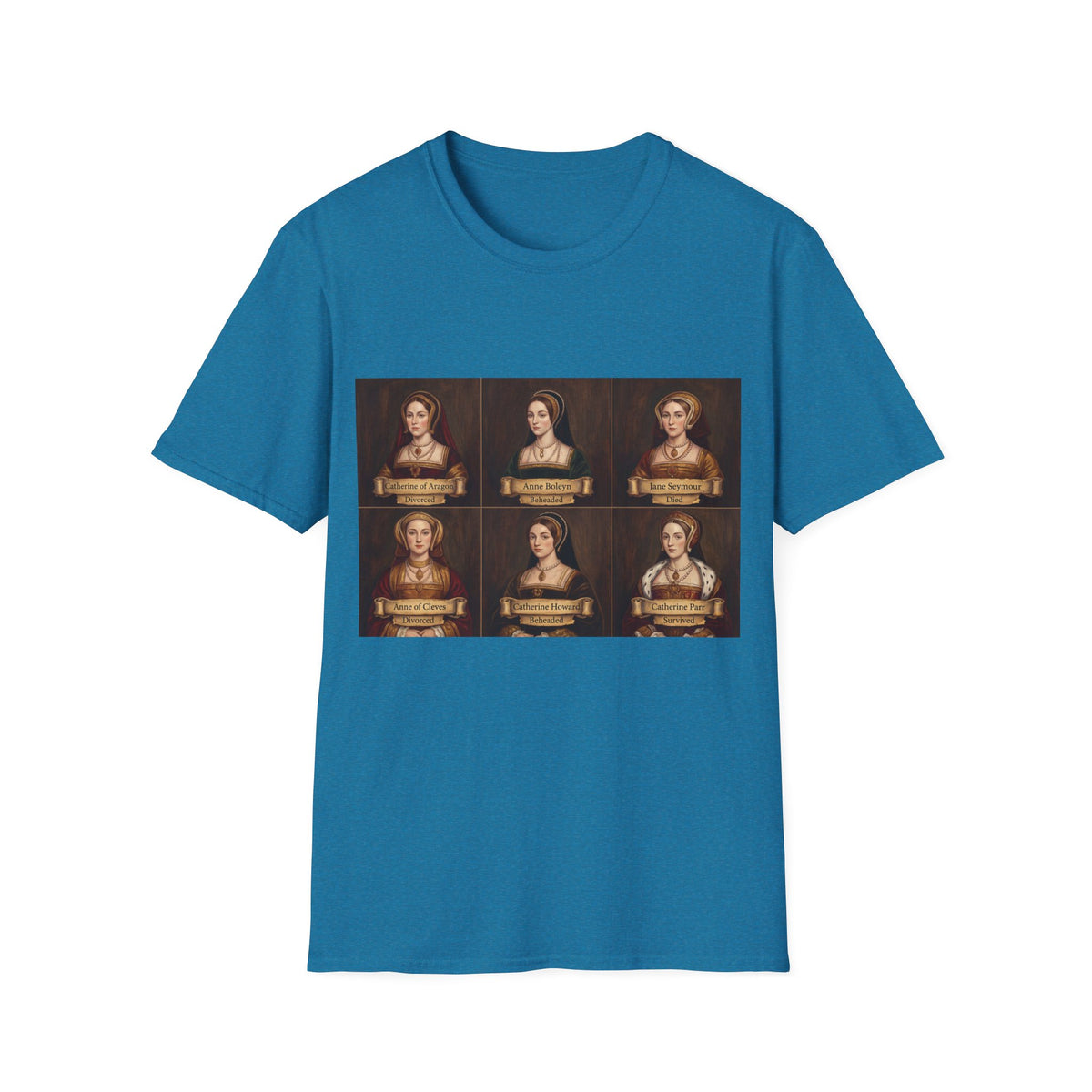 The Six Wives Portrait T-Shirt