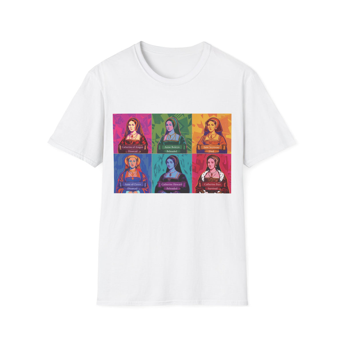 The Six Wives Pop Art T-Shirt