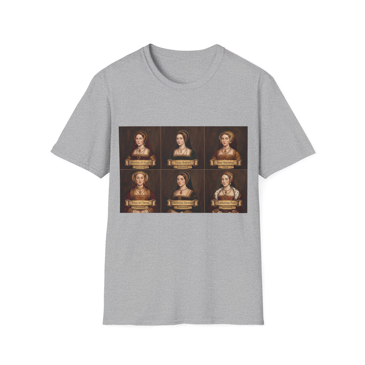 The Six Wives Portrait T-Shirt