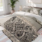 Norse Knotwork Fleece Throw